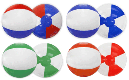 Beach ball colors