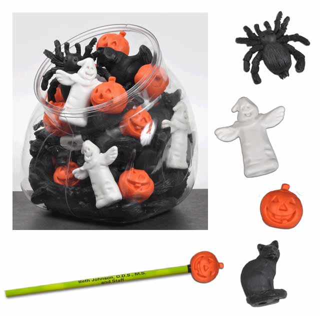 Halloween Pencil Erasers