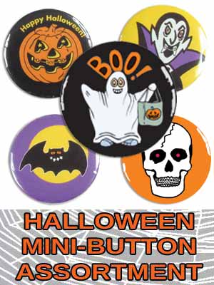 halloween mini-buttons