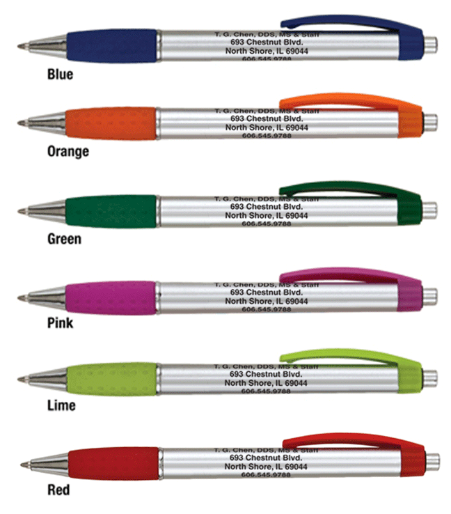 Colorful pens