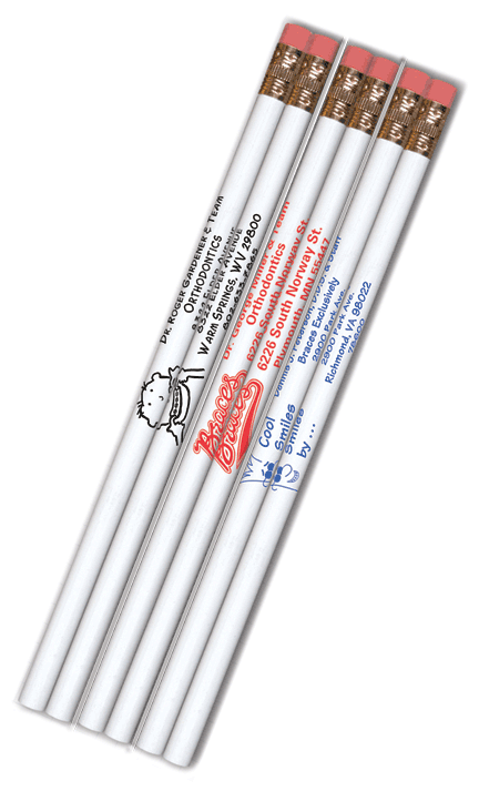 White school pencil