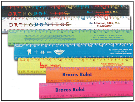 vinyl rulers